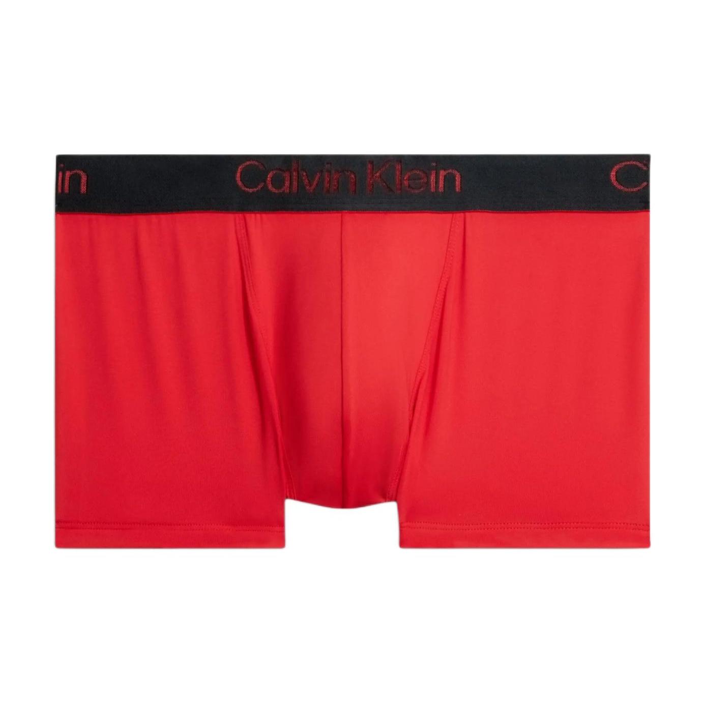 Calvin Klein Low Rise Trunk Comfortable Simple Antibacterial Underwear Men Underwear Red 000NB3639A-XAT M