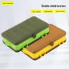 Portable Double-Sided Micro Lure & Fish Hook Storage Box - Large Capacity