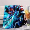 Mugen the Frog  Print Flannel Blanket, High quality Comfortable for All Seasons, Home Decor, Warmth and Comfort