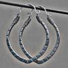 Vintage Silver Color Metal Carving Pattern Dangle Earrings for Women Jewelry