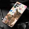Cat Art Aesthetic Phone Case For Samsung Galaxy S26 S25 S24 S23 S22 Ultra S23 S22 S25 Plus S24FE S23FE S26Edge