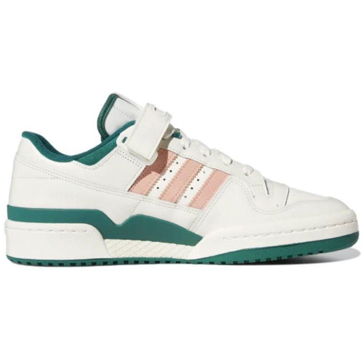 Кроссовки унисекс adidas Forum 84 Low Collegiate Green Glow Pink White Off-White H01671 46 — фото 2