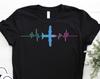 Pilot Airplane Heartbeat T-Shirt, Aviation Shirts, Flying Airline School Gifts, Aviators Planes T-Shirt, Pilots Flight Instructor Mechanic,
