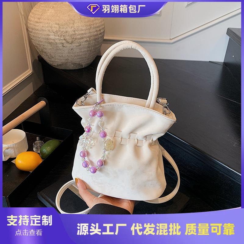 Niche Design Bag Women's New Fashion Shoulder Crossbody Bucket Bag High-end Commuter Handbag