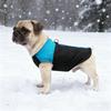 Winter Waterproof Dog Jacket Windproof Padded Pet Coat Warm Vest with Back Zipper D-rings for Small Medium Dogs Outdoor Strolls
