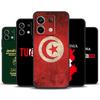 Tunisia Flag Map Case For Redmi Note 13 Pro Plus 9 10 11 12 Pro 9S 10S 11S 12S Cover For Redmi 12 C 10C 13C