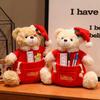 Cross-border Christmas Teddy Bear Plush Storage Bag & Soothing Ornament