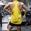 Muscleguys Banana Printed Mens Mesh Yback Training Wear Tank Tops Vneck Sports Causal Fashion Vest Singlets Gym Sleeveless Top Men