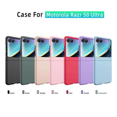 Ultratenký matný matný povrch pro Motorola Razr 50 40 Ultra Case s tenkou barevnou ochranou proti nárazu Příslušenství pevného pouzdra
