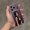 A-Amy Winehouse Singe Transparent White Phone Case For iPhone 17,16,15,14,13,12,11,Pro,Max,Plus Magnetic Wireless Charging
