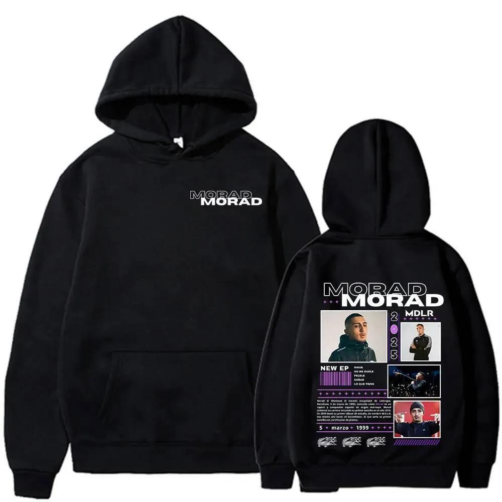 Rapper Morad M.D.L.R Album Merch Hoodies Men's Women Clothing Fashion Hip Hop Oversized Sweatshirts Vintage Pullovers Streetwear 26Y070