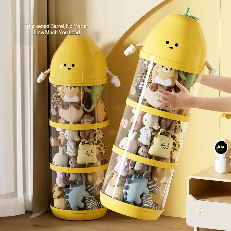 Doll Storage Box Display Box Storage Bucket Display Rack Toy Storage Box Doll Display Box Collect Organizer Cube Storage Box