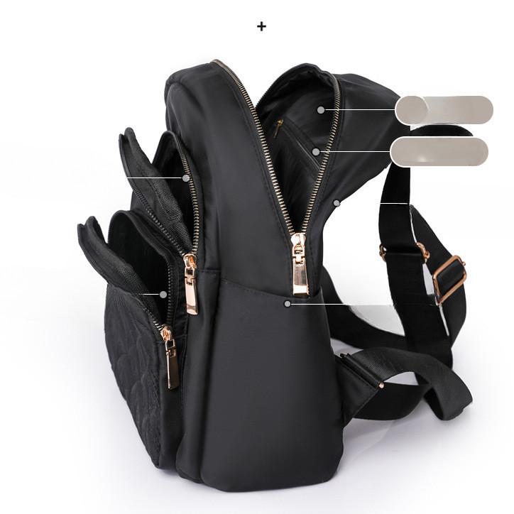 IELGY backpack, fashionable and casual women's travel backpack, simple urban commuter student schoolbag