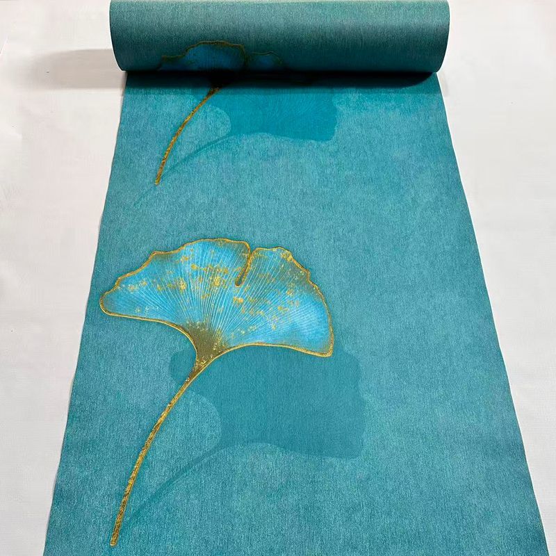 Thickened Wallpaper Self-Adhesive Waterproof Floral Wall Decals for TV Furniture Living Room Renovation Background Bedroom