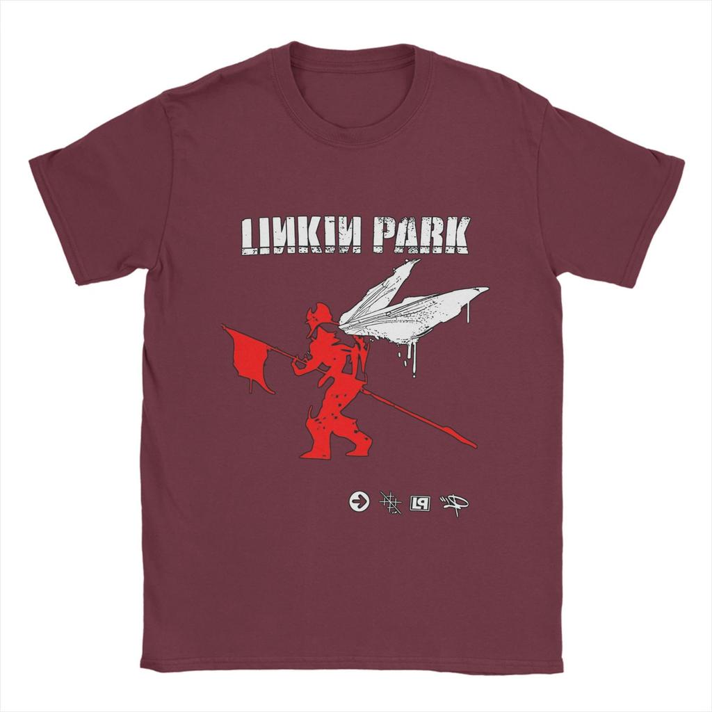 Men L-Linkin P-Park T Shirts Band  Cotton Clothing Cool Short Sleeve Crew Neck Tee Shirt 4XL 5XL 6XL T-Shirts