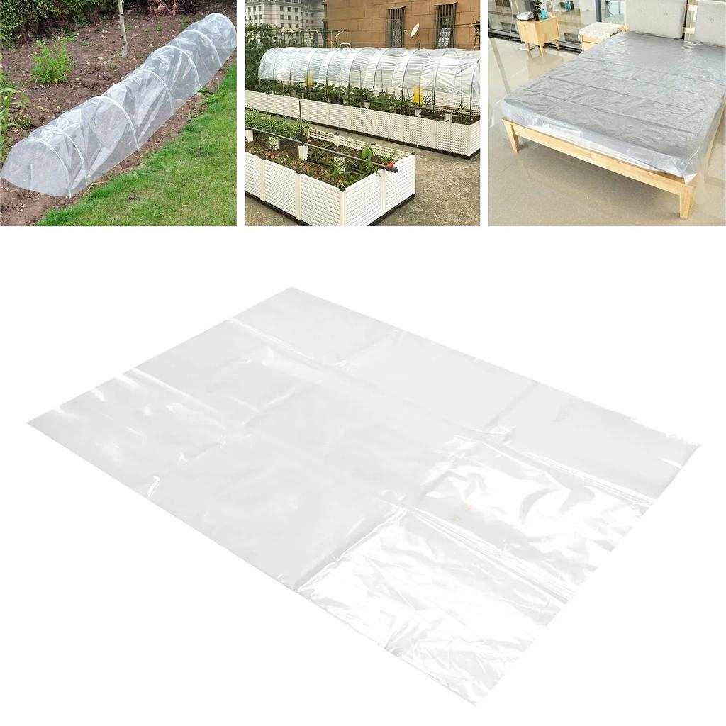 Clear Garden Greenhouse Film Transparent Antifreeze Greenhouse Polyethylene Film For Garden Plant Outdoor 2x6m/2x10m