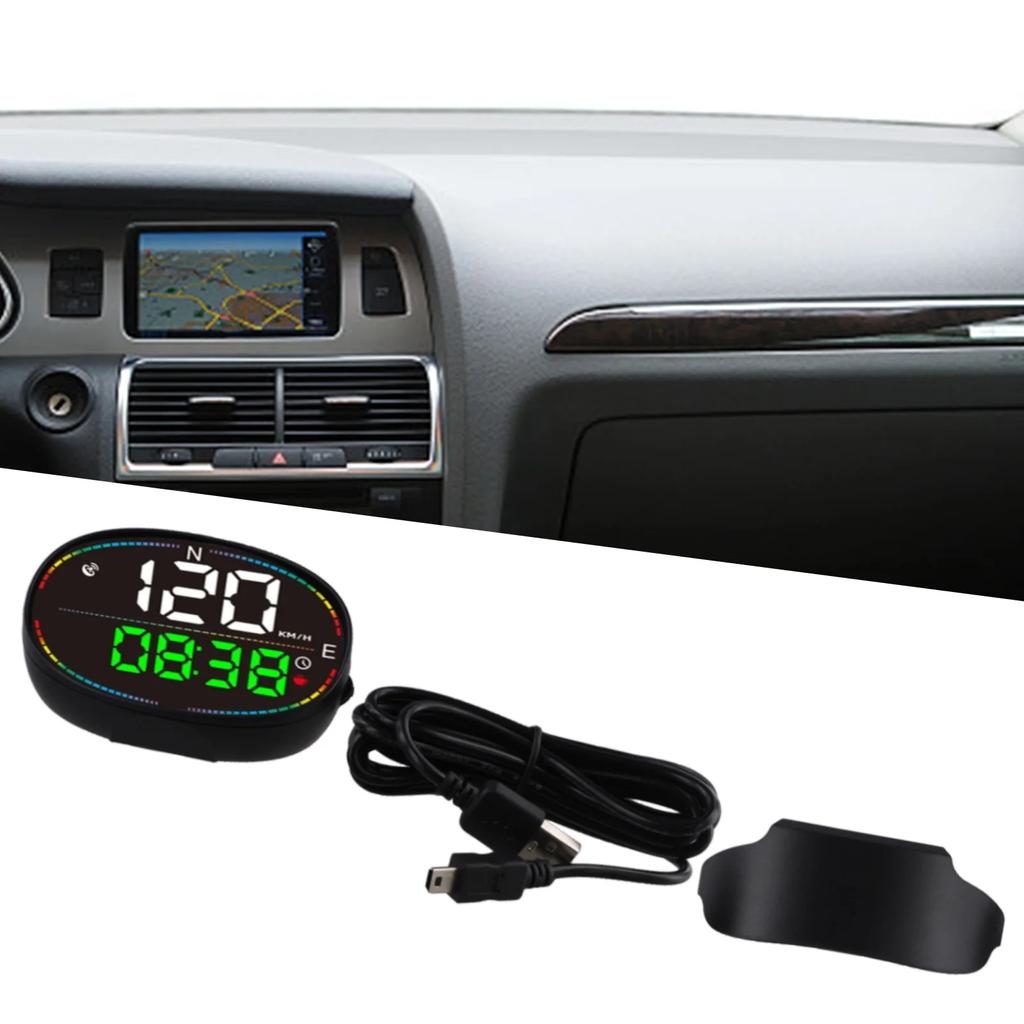 Car Accessories Head Up Display Car HUD Head Up Display Odometer Meter 80*54*31 Mm ABS+PC Car GPS High Universality