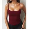 Dámské letní tílko na špagetová ramínka, trička, dámská ležérní slim trička