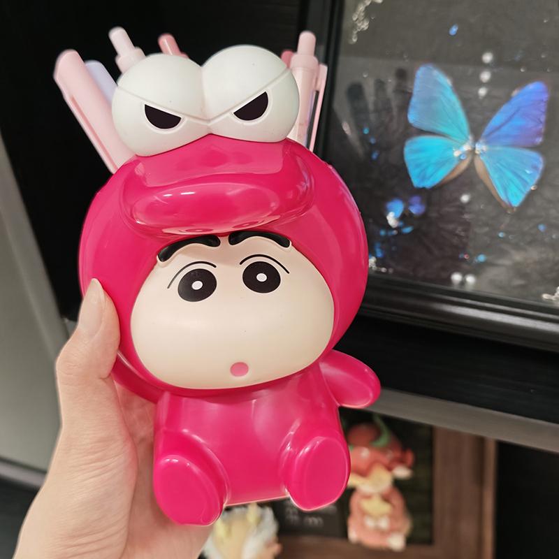 Shin-Chan Pencil Case Crayon Shin Chan Pencil Box Cute Pen Holder Shin Chan High Quality Toy Ornament Desk Storage Supplies