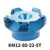 KM12/BAP 400R Face Aluminium Plane Head End Mill Milling Cutter SEKT/APMT Carbide Insert CNC Machine High Hardness Tools