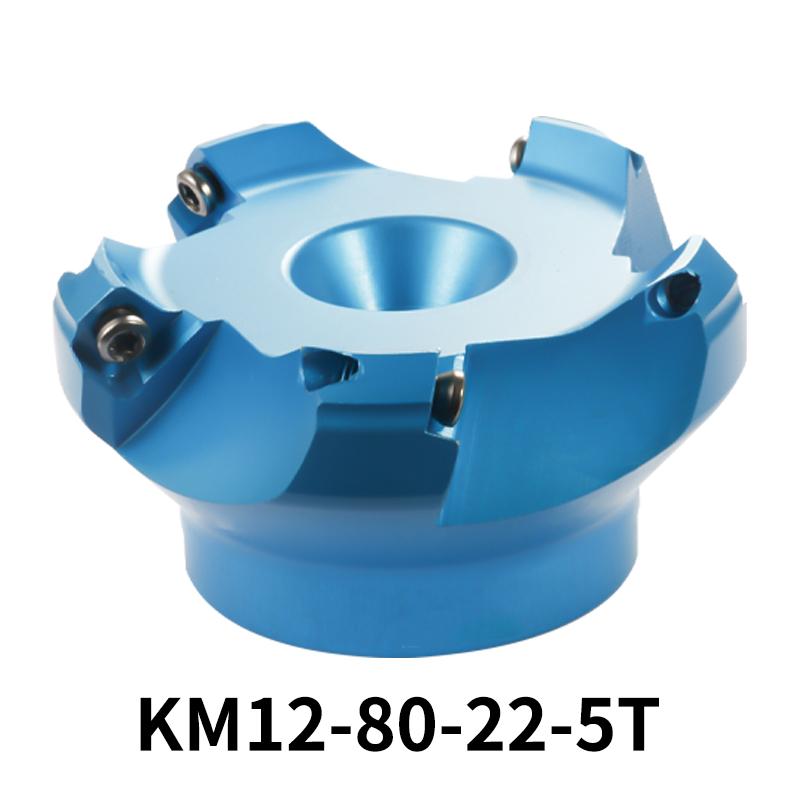 KM12/BAP 400R Face Aluminium Plane Head End Mill Milling Cutter SEKT/APMT Carbide Insert CNC Machine High Hardness Tools