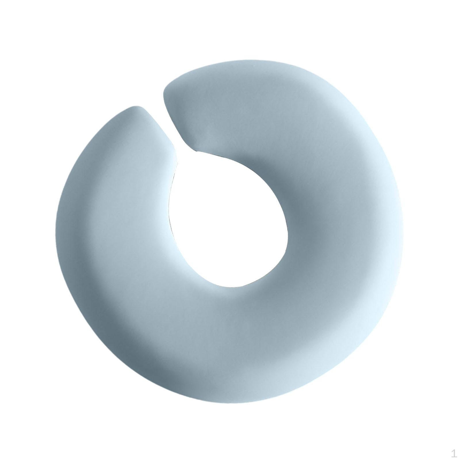 Массажная подушка лицом вниз с эффектом памяти для домашнего использования светло-синий