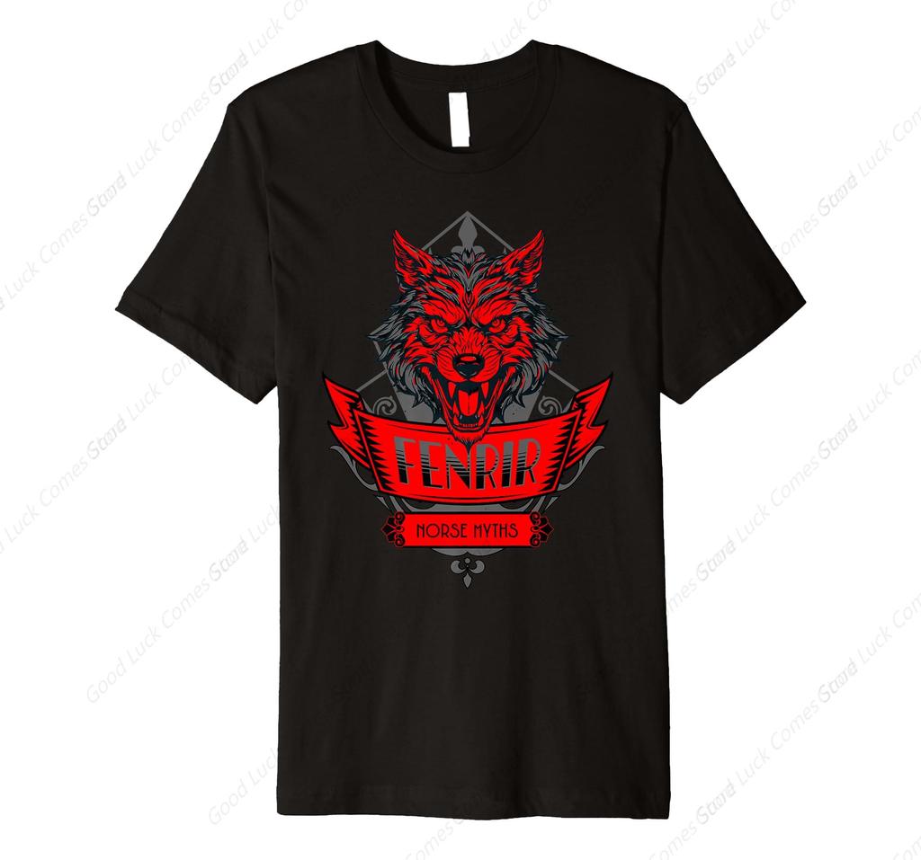 Valhalla Wolf Masker Odin Runen Noorse Kompas Viking T-shirt