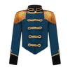 Kids Girls Ringmaster Jacket Costume Long Sleeve Fringe Tassel Shoulder Jacket Coat Circus Tailcoat Halloween Cosplay Dress Up