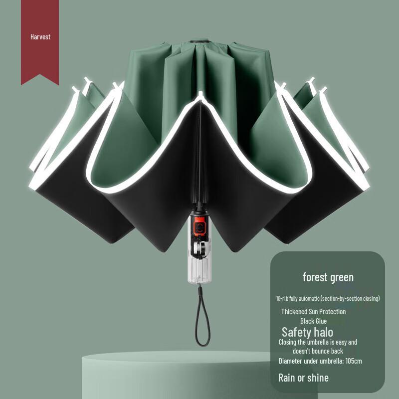 Xuqing Automatic Reverse Umbrella with Reflective Strip