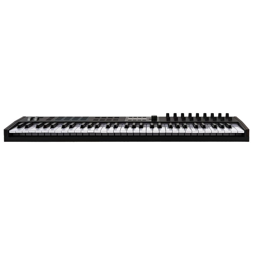 Arturia Keyboard Controller KeyLab mk3 61 aftertouch color display black keys/velocity & compatible/pad function/full