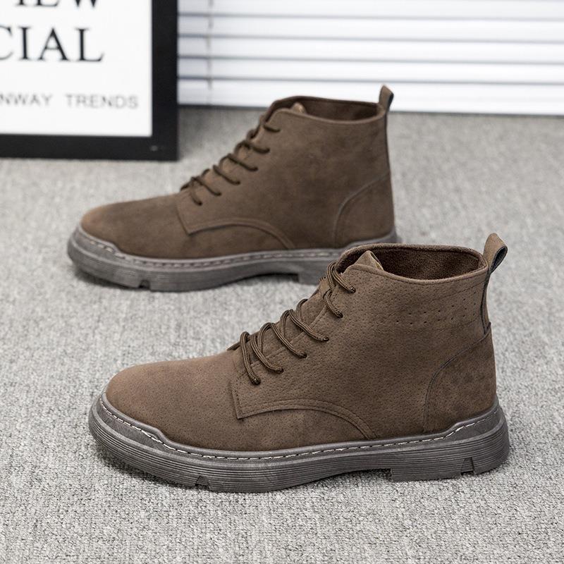Single cotton optional trendy shoes men's shoes fashion sneakers boots men's casual Martin boots