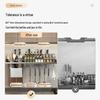 Stainless Steel Wall-Mounted Kitchen Storage Rack