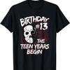 Birthday #13 The Teen Years Begin Celebration Boys & Girls T-Shirt