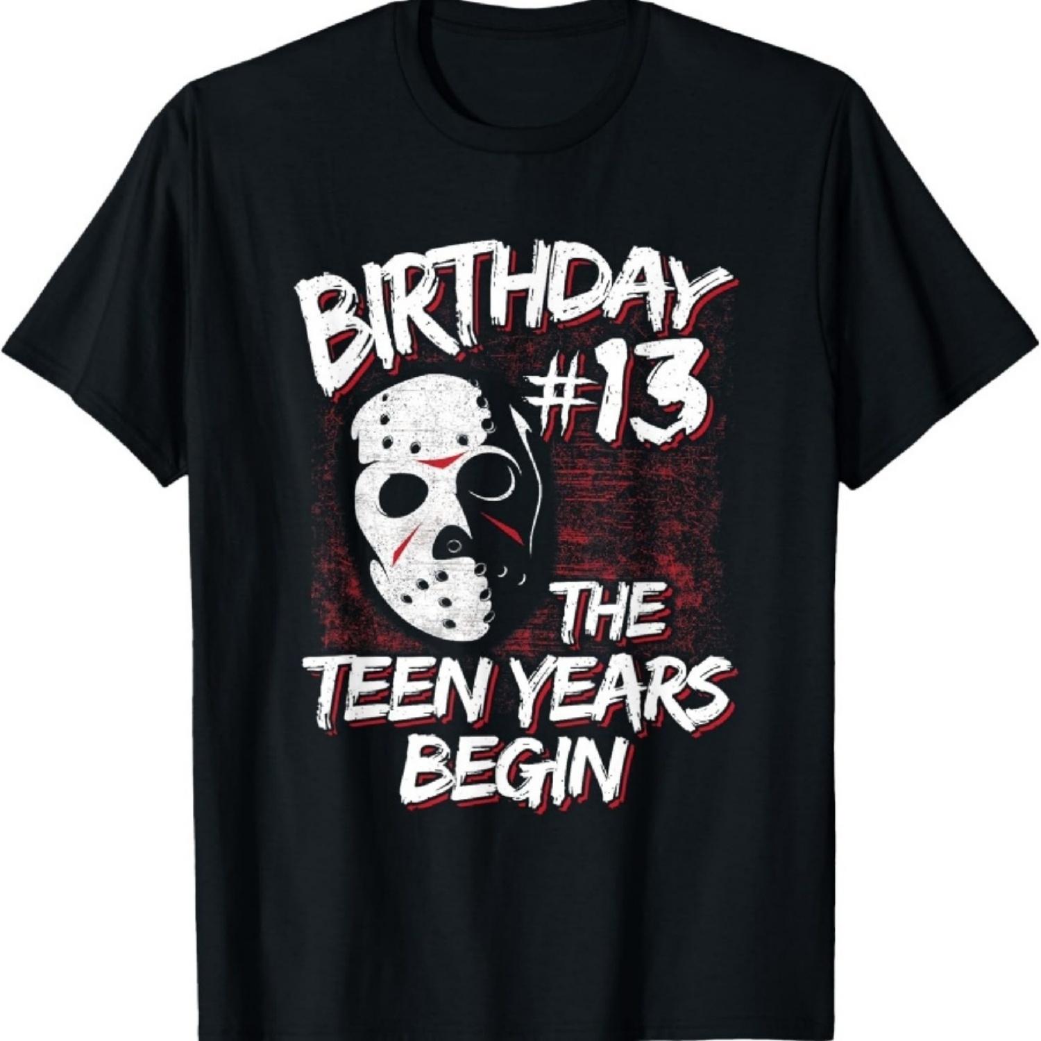 

Birthday #13 The Teen Years Begin Celebration Boys & Girls T-Shirt S