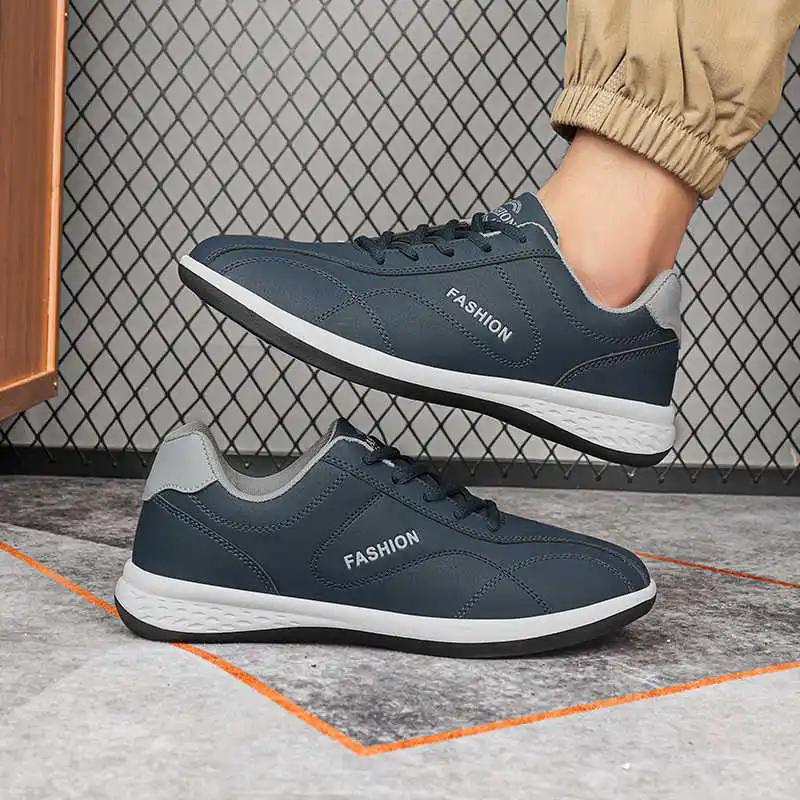 Fashion Number 45 Skin Skater Sneakers Man Boots Mens Casual Dress Shoes Casual Gentlemen Shoes Sport Shose Comfortable