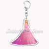 Popular American Singer Acrylic Keychain for Accessories Bag Pendant Key Chain Ring Keychains Jewelry Creative Fans Gifts