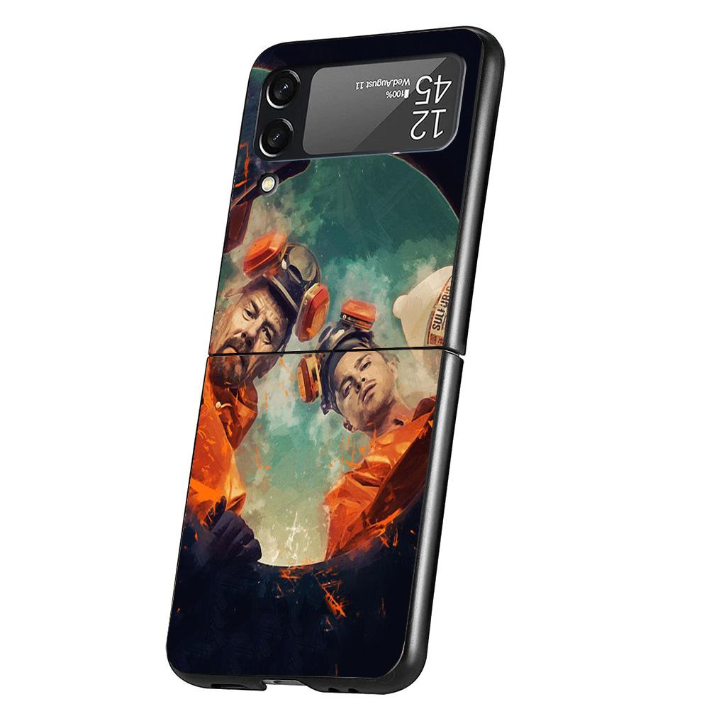 

Breaking Bad TV Case Phone Cover for Samsung Galaxy Z Flip 6 5 4 3 5G ZFlip6 ZFlip5 ZFlip4 ZFlip3 Black Hard Trend Fundas Galaxy ZFlip3