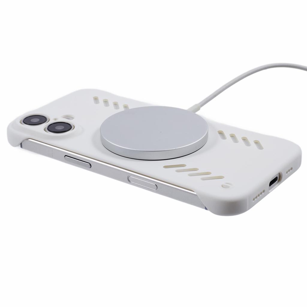 Für iPhone 16 Plus Hülle Hart PC Rahmenlos Wärmeableitung Handyhülle