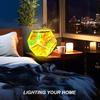 Fantasy Geometry Space LED Art Lamp Infinity Dodecaedron Creative Color RGB Art Light Christmas Decor Night Light Birthday Gifts