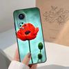 Red Corn Poppy Flower For Honor Magic 7 Lite 5 6 8 Pro Case For Honor 400 200 90 70 50 X8c X8b X9a X9b X9c X9d Win