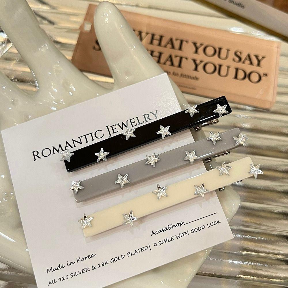 

Металлическая челка для девочек, головной убор, аксессуары для волос, заколка для волос со звездой, заколка для волос в корейском стиле, заколки для волос