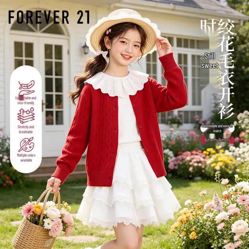FOREVER21 Kids Autumn Cardigan Sweater 150