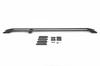 Roof Rails Black Short Base, Cast Iron Legs for Fiat Talento 2016-