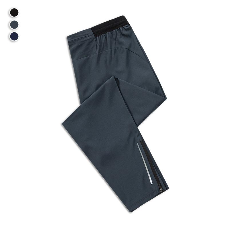 

Фитнес Брюки для бега Мужские спортивные брюки Легкие спортивные брюки с карманами на молнии Спортивные брюки для бега S