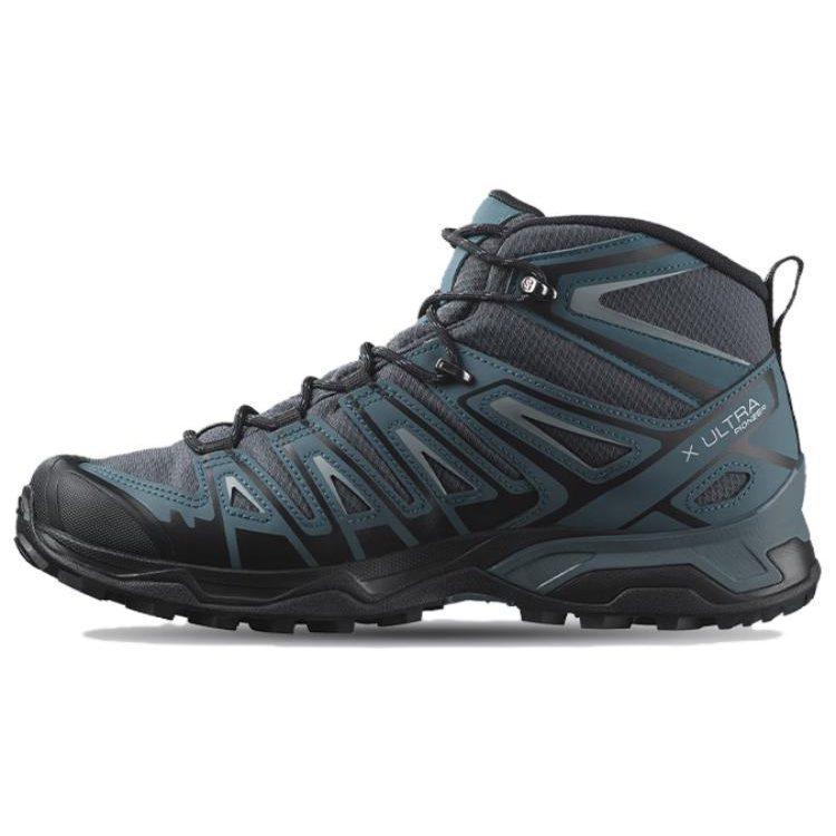 SALOMON X Ultra Pioneer Slip Resistant, Abrasion Resistant, Waterproof, And Breathable Mid Top Outdoor Shoes Men's L47196400