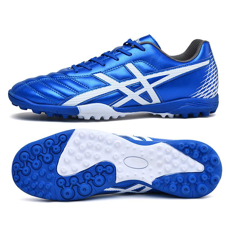 

Football shoes boys and girls tf broken nails artificial turf teen students campus leather foot training sneakers 45