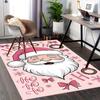 Christmas Santa Claus Chair Mat - Anime Cartoon Design, Non-Slip Carpet for Office, Home Decor, Living Room, Bedroom, Gaming Room & Dormitory.R038