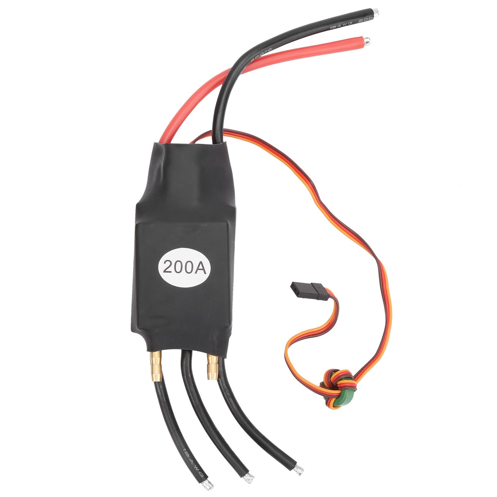 

200A ESC Безщітковий електричний контролер швидкості з водяним охолодженням ESC для моделі човна RC