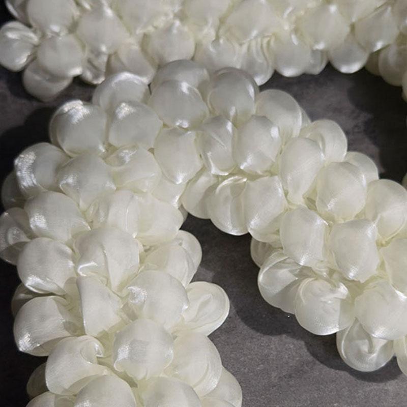 Seersucker Perspective Bubble Net Yarn Fabric For Diy Sewing Wedding Dress Stage Costume Background Decor Puffy 3D Lace Fabric