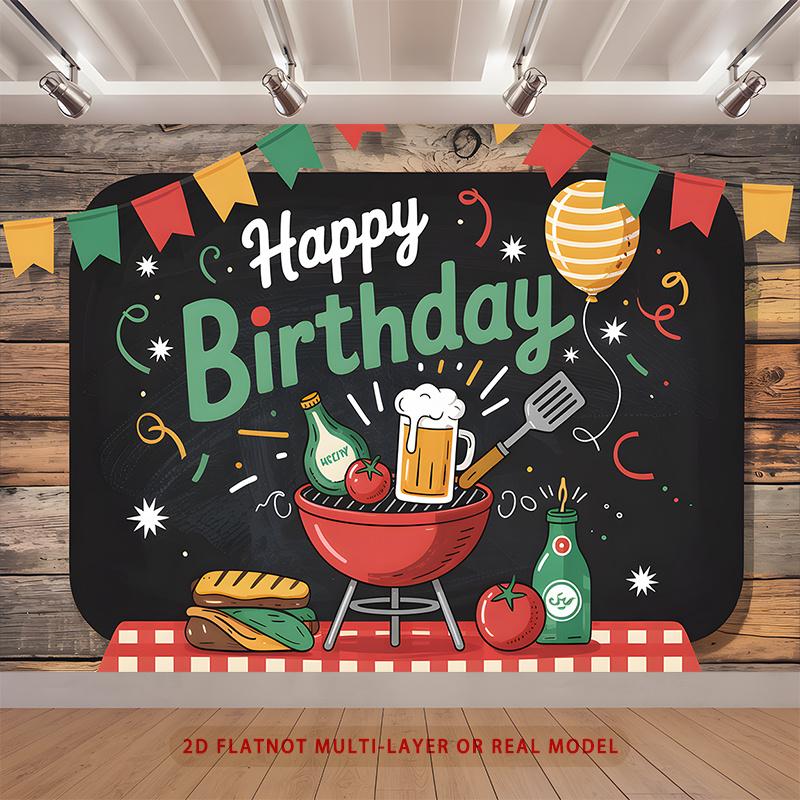 Photography Party Background 1pc - Photo Booth Props